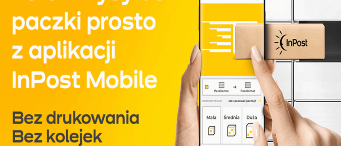 Wysyłaj paczki bez etykiety z aplikacją InPost Mobile!